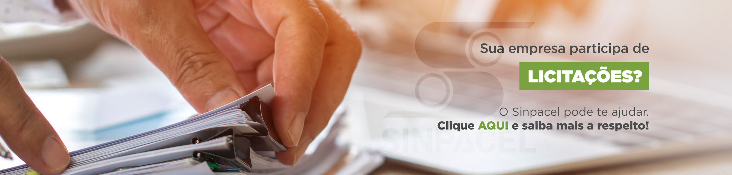 Sinpacel - Sua empresa participa de licitações?